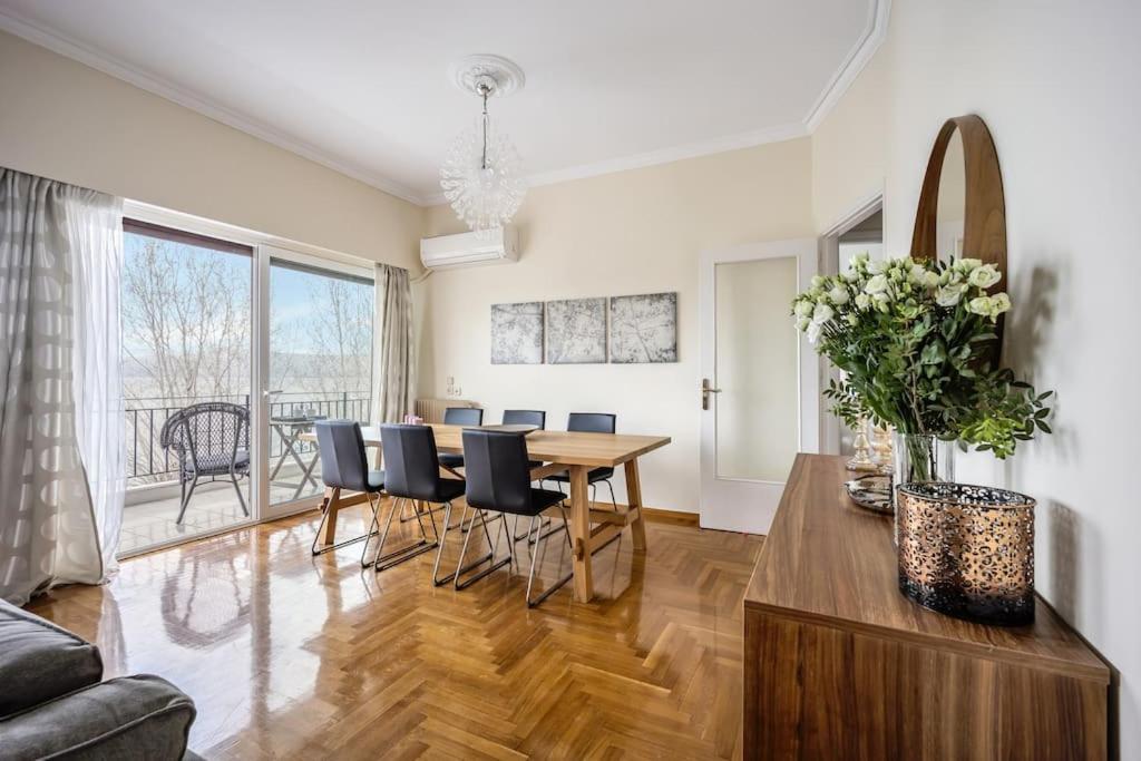 Bright Central Apartment With Splendid Sea View! Chalkís 外观 照片