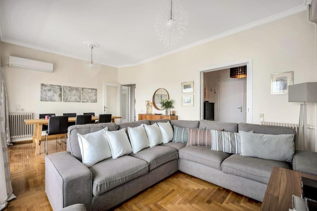 Bright Central Apartment With Splendid Sea View! Chalkís 外观 照片