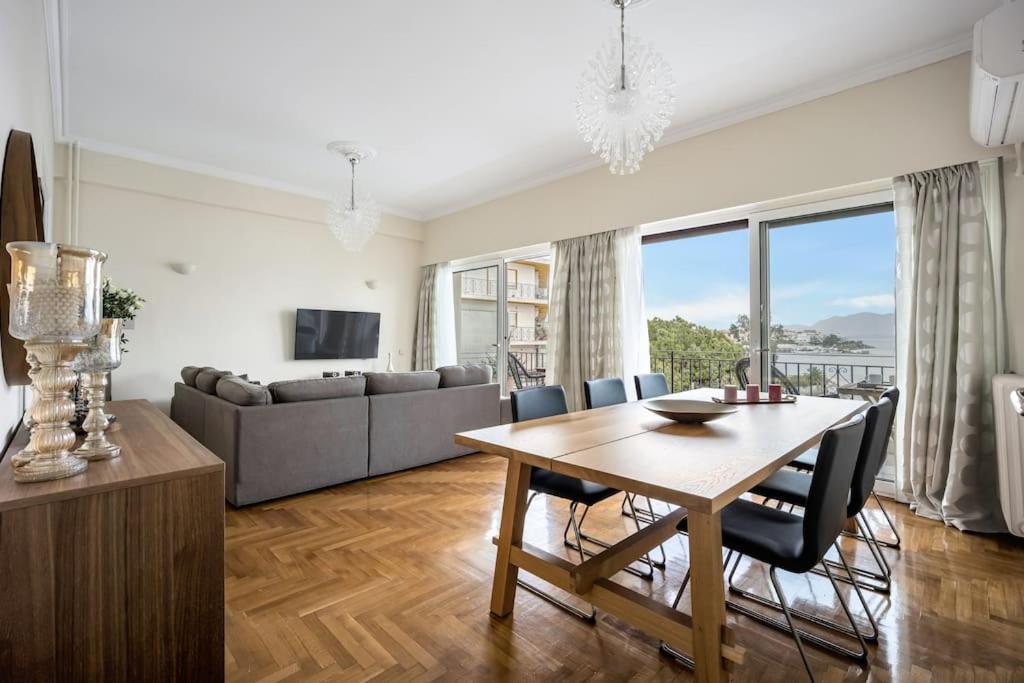 Bright Central Apartment With Splendid Sea View! Chalkís 外观 照片